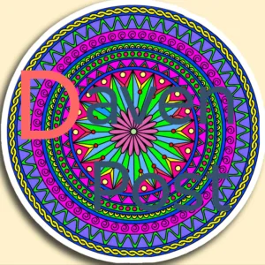 Mandala Sticker